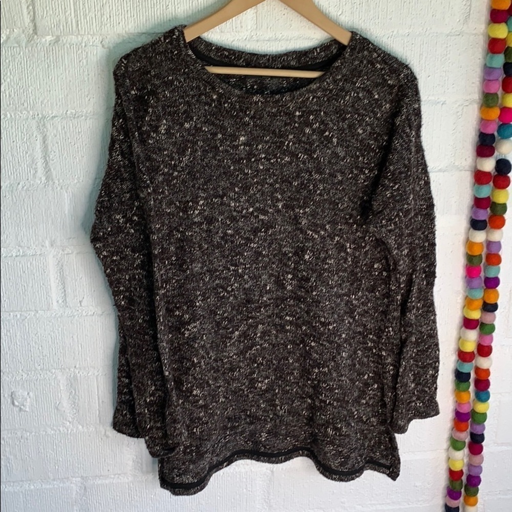 Sanctuary Speckled Knit Wool Blend Long Sleeve Sweater sz S